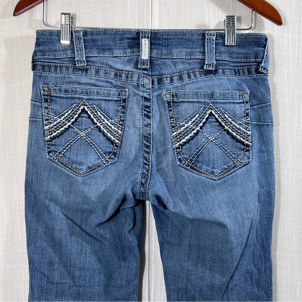 Ariat Real Denim Bootcut Embroidered Pockets Jeans Size 28S - Picture 10 of 15